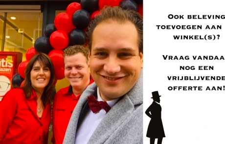 De Spreekstalmeester opent een nieuwe winkel voor Hans Anders