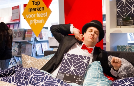Uitgeslapen op het werk: Instore Promotion