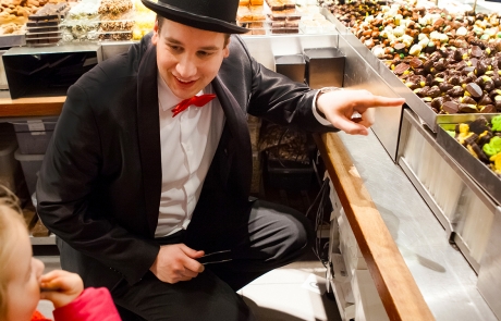 Wie wil er nou nog een plakje ham van de slager als er ook chocolade is?